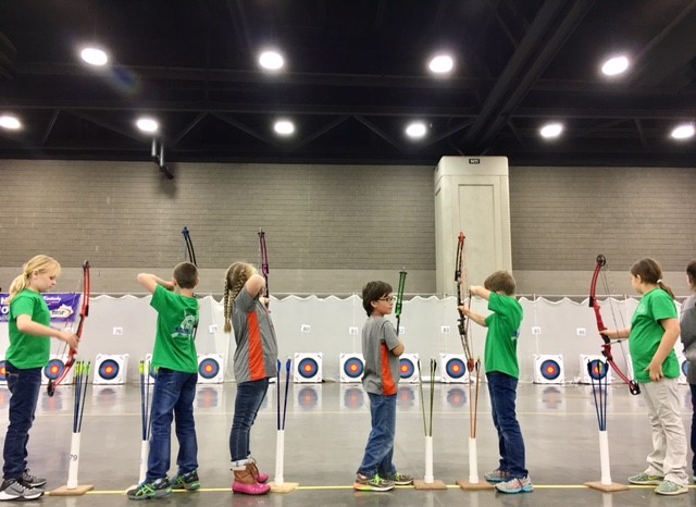 Hit the Archery in Schools State Tournament at the Kentucky Exposition